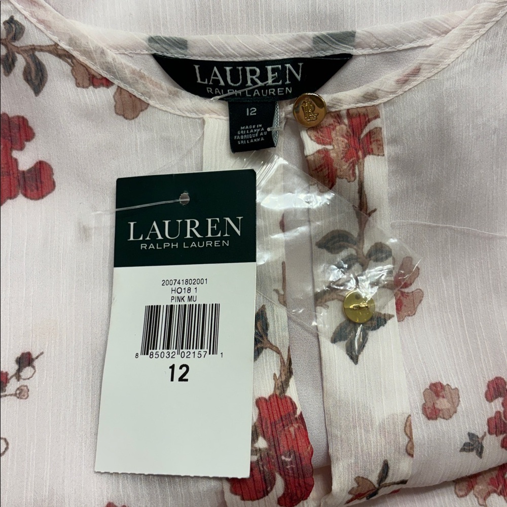 NWT Ralph Lauren Cherry Blossom Dress - Picture 6 of 9